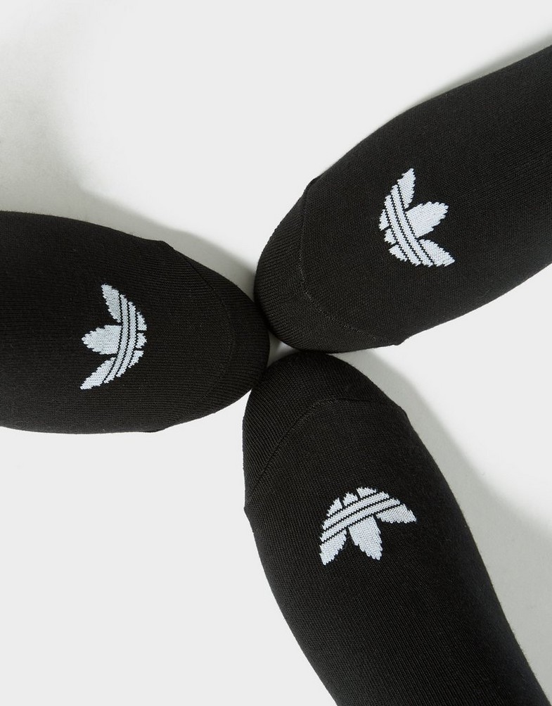 Жіночі шкарпетки ADIDAS ВИСОКІ ШКАРПЕТКИ TREFOIL LINER 6 IJ5624 Чорний