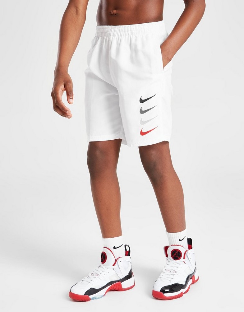 Дитячі шорти NIKE SWIM ШОРТИ STACKED SWOOSH SWIM WHT NESSD854-100 Білий