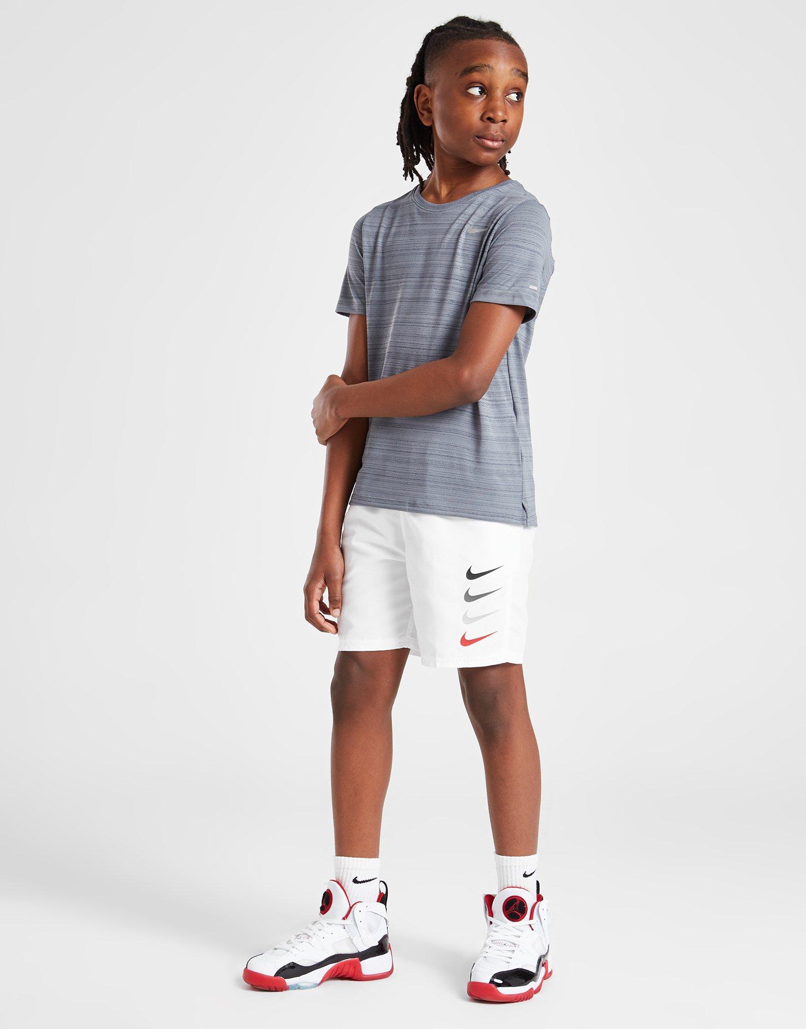 Детски шорти NIKE SWIM ШОРТИ STACKED SWOOSH SWIM WHT NESSD854-100 Бял