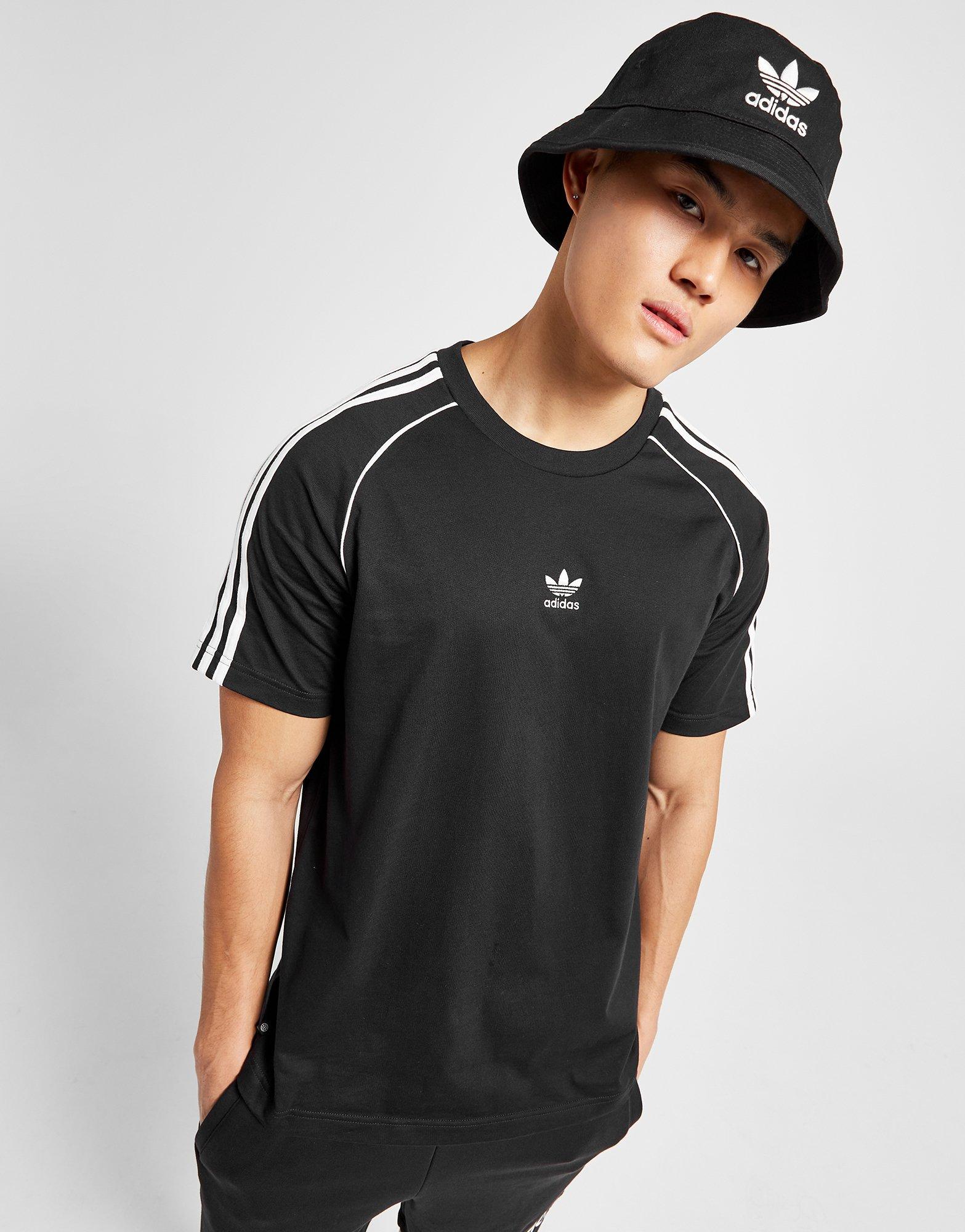 Vyriški marškiniai ADIDAS MARŠKINĖLIAI SS TEE BLACK TEE IB3787 Juoda