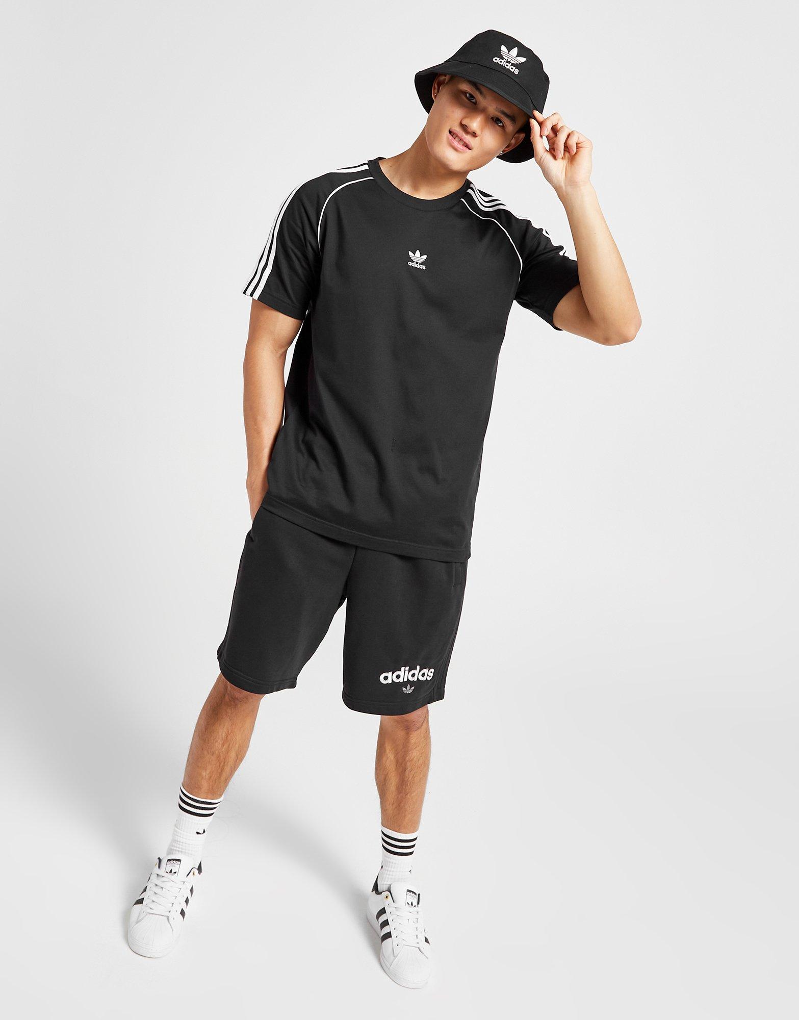 Vyriški marškiniai ADIDAS MARŠKINĖLIAI SS TEE BLACK TEE IB3787 Juoda