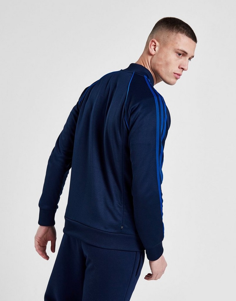 Bluza męska ADIDAS BLUZA SSTT NAVY/BLU SWEATSHIRT IJ9458 Granatowy