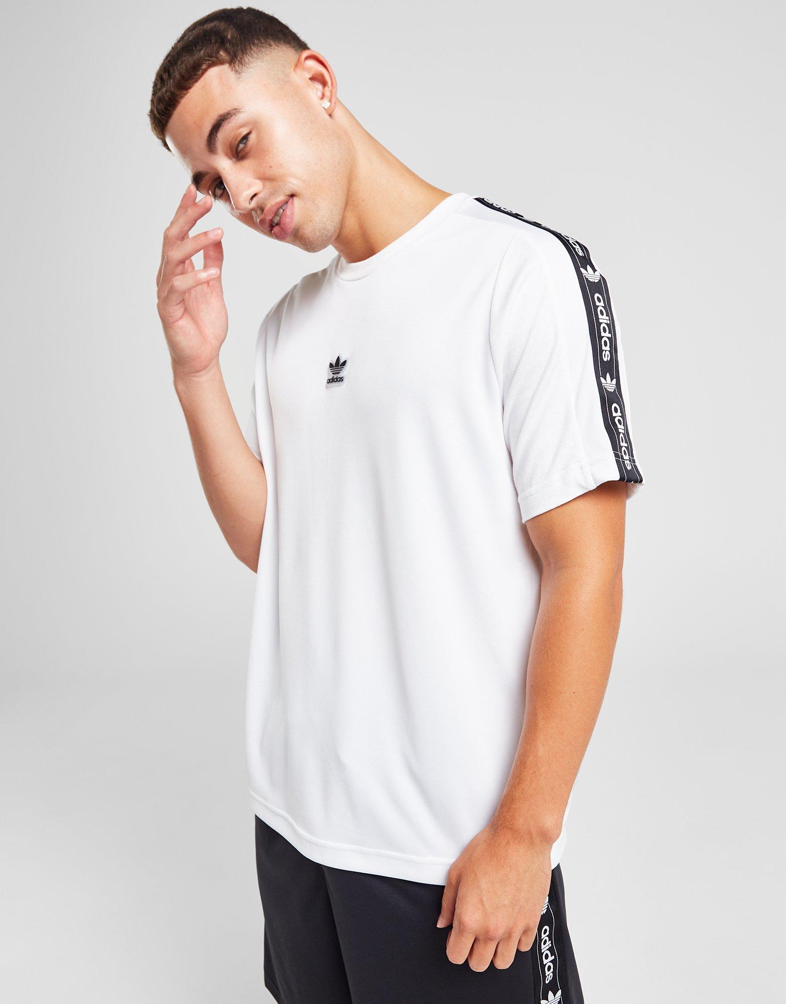 Vyriški marškiniai ADIDAS MARŠKINĖLIAI EDGE TEE WHT/BLK TEE II3530 Balta