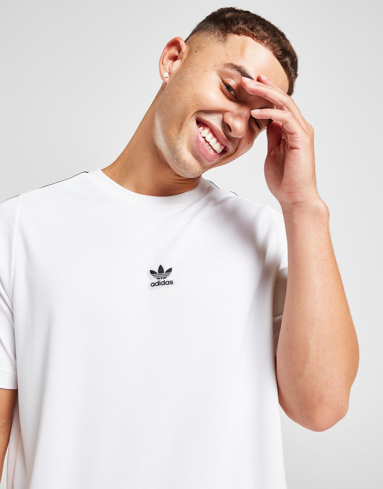 Vyriški marškiniai ADIDAS MARŠKINĖLIAI EDGE TEE WHT/BLK TEE II3530 Balta