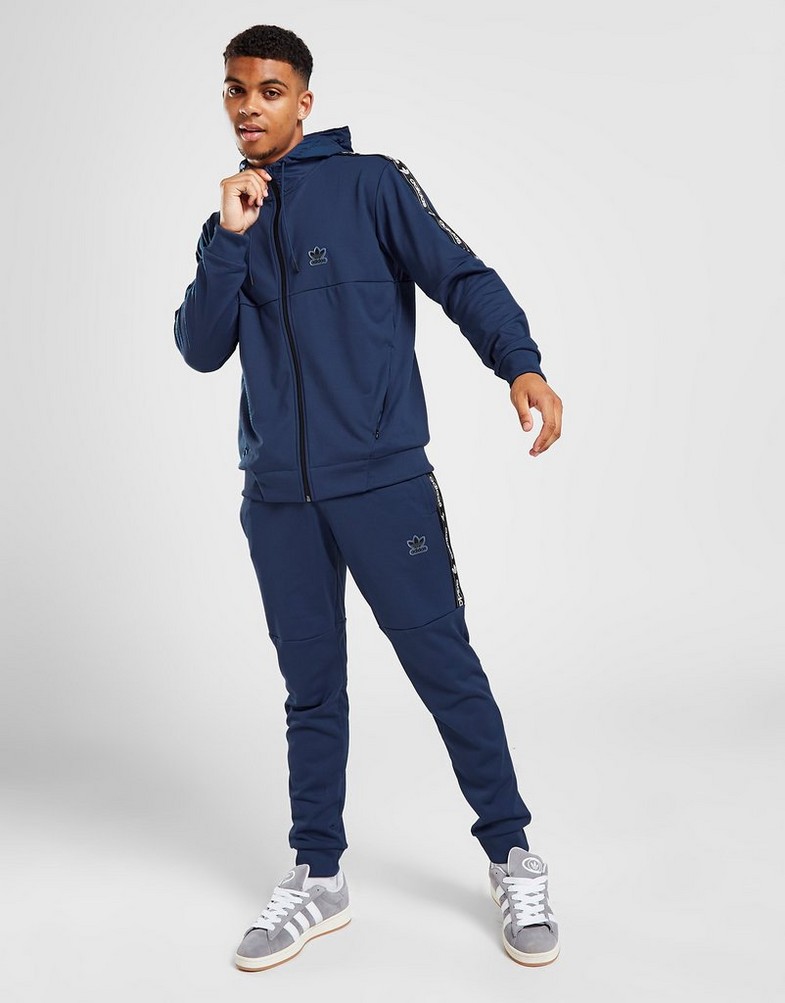 Bluza męska ADIDAS BLUZA EDGE FZ N.MARINE SWEATSHIRT HY1002 Granatowy