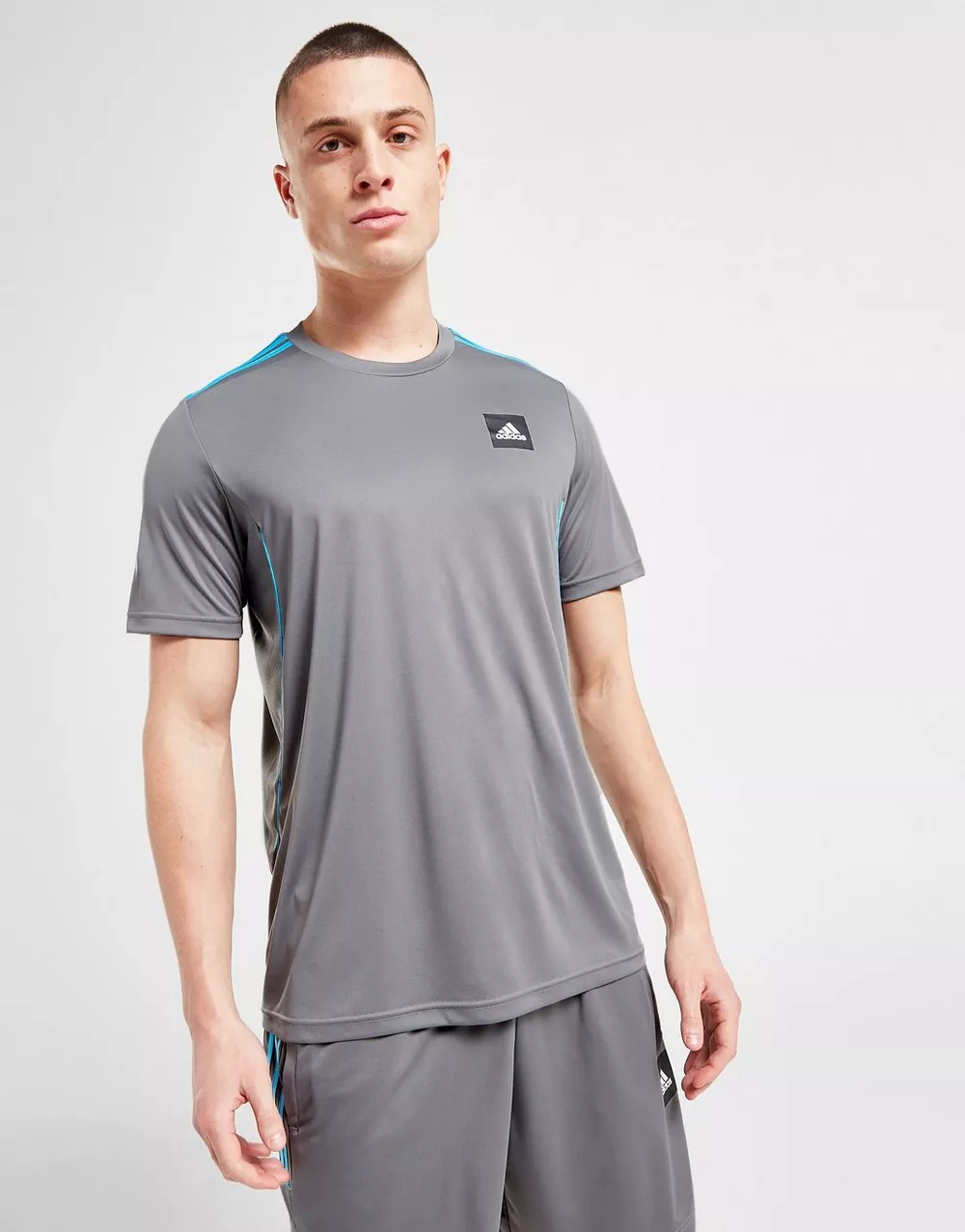 ADIDAS ФУТБОЛКА MATCH TEE G3/SKY TEE, фото 1 з 4