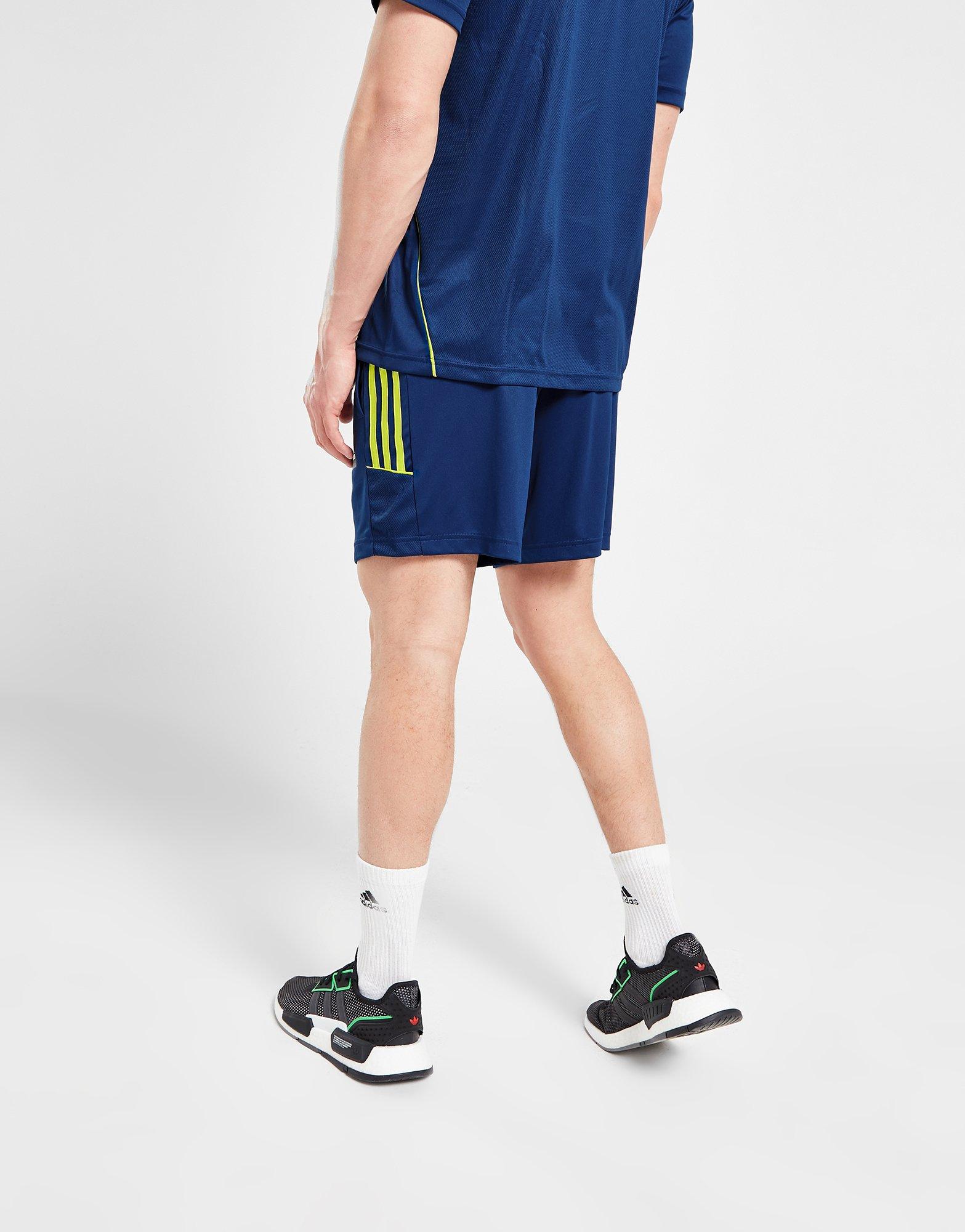 Férfi rövidnadrág ADIDAS RÖVIDNADRÁG MATCH SHT MYS BLU/VOLT SHORTS HY4363 Sötétkék