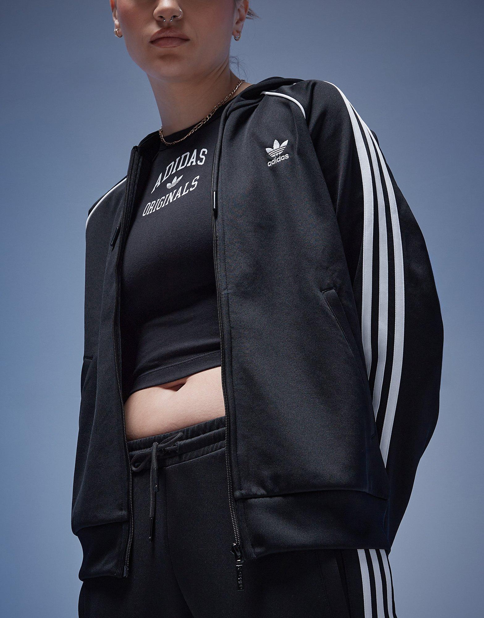 ほく様adidas ブラック ジップアップジャケット ASIA S adidas ブラック ジップアップジャケット - メルカリ
