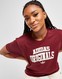 ADIDAS T-SHIRT V'SITY TEE BURG/WHT