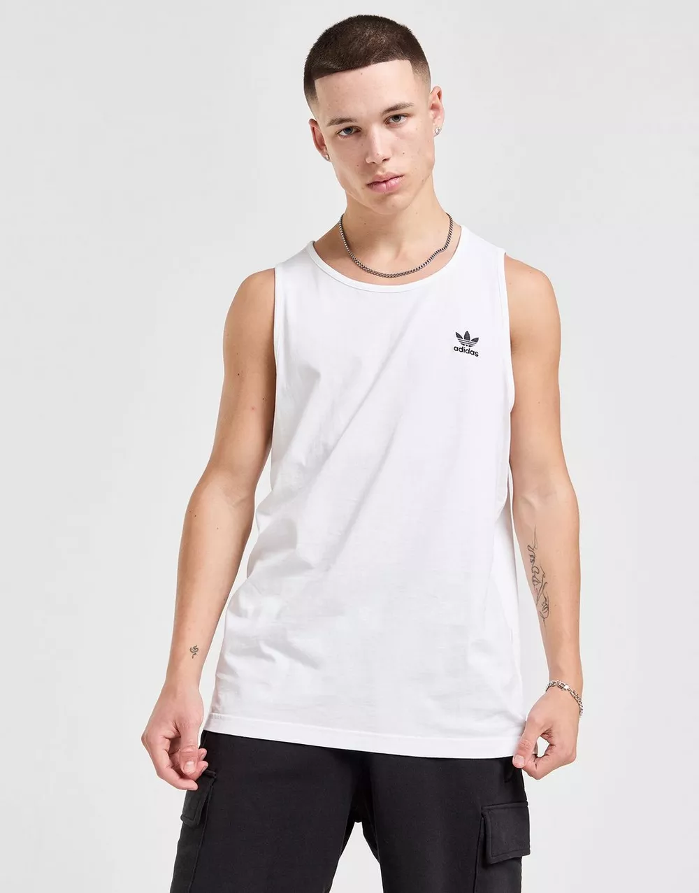 ADIDAS МАЙКА TREF ESS VEST WHT, фото 1 з 5