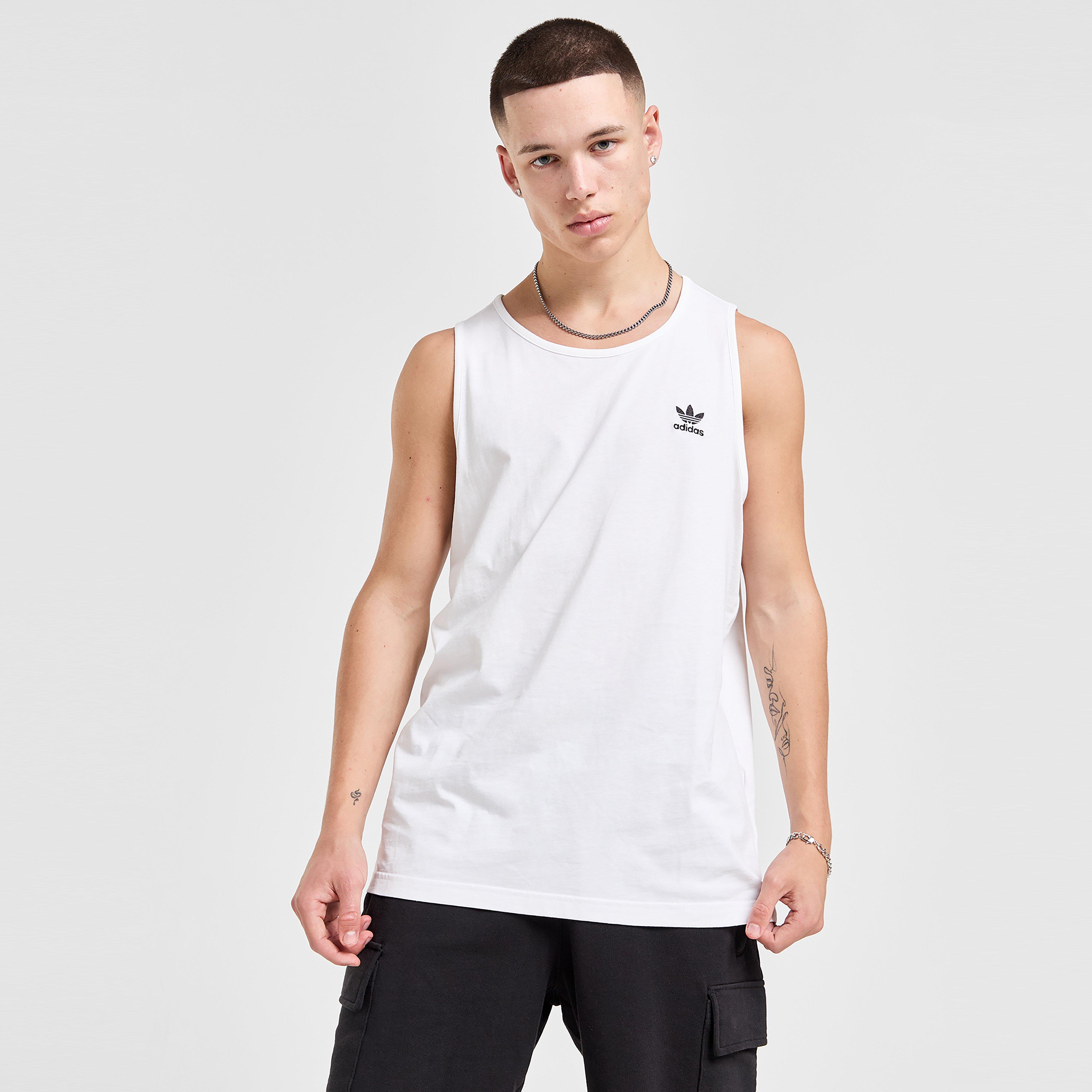 Pánsky top ADIDAS TRIČKO TREF ESS VEST WHT