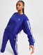 ADIDAS BLUZA 3S BOXY CREW BLU SWEATSHIRT