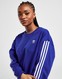 ADIDAS BLUZA 3S BOXY CREW BLU SWEATSHIRT
