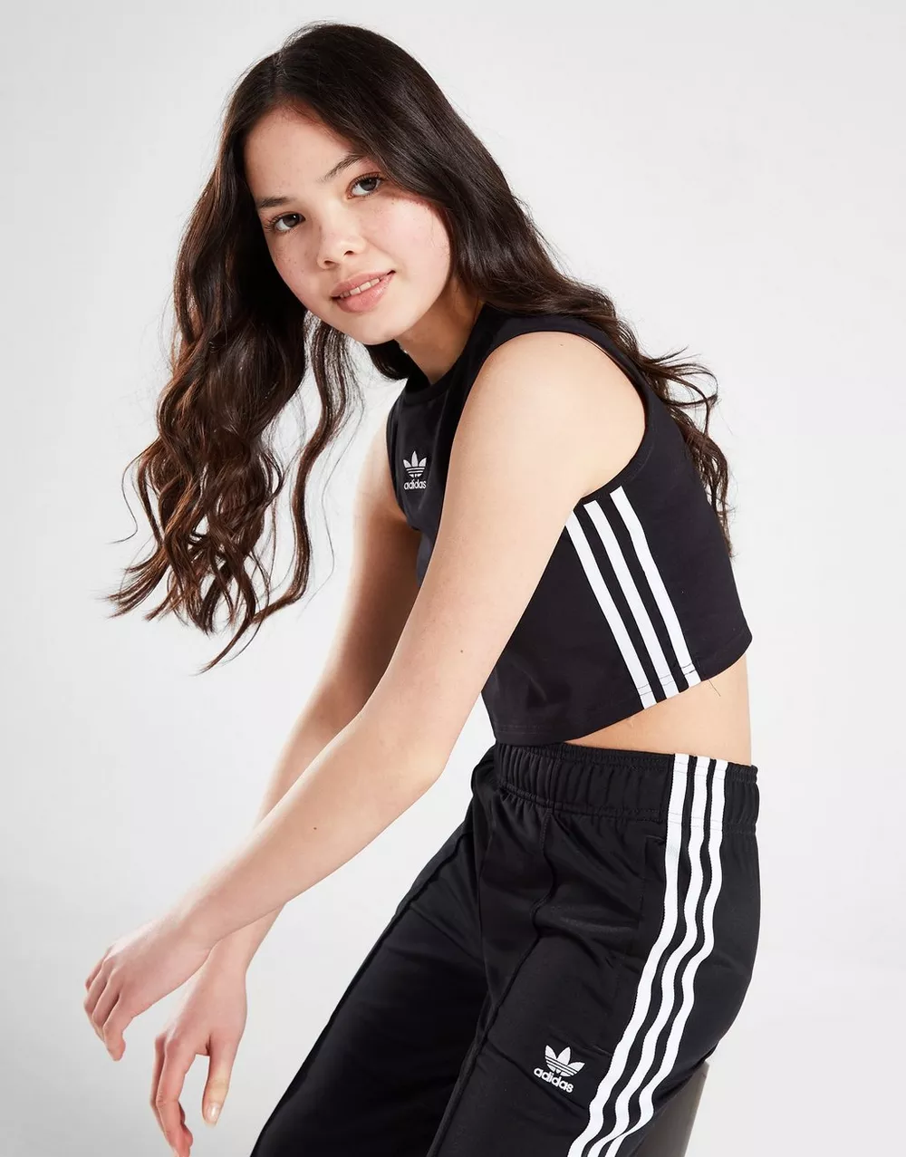 ADIDAS ТОП (G)TRF CROP МАЙКА BLK/WHT G, фото 1 з 5