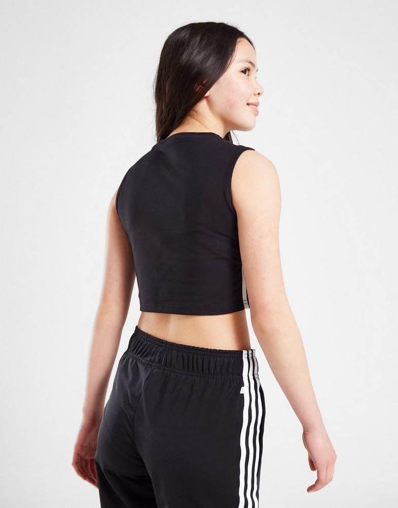 Дитячі топи ADIDAS ТОП (G)TRF CROP МАЙКА BLK/WHT G IC3128 Чорний