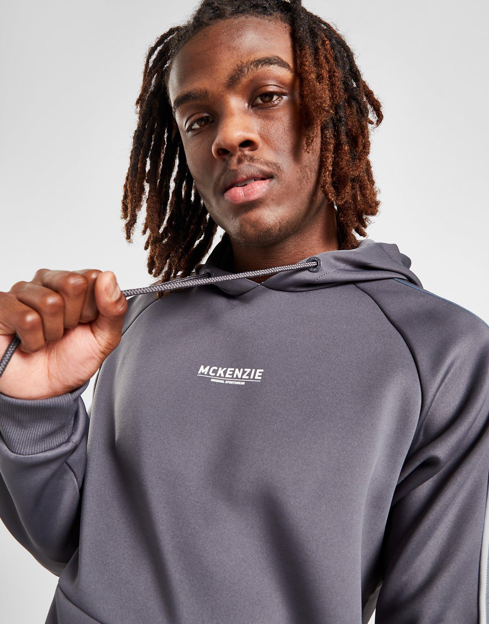 Bluza męska MCKENZIE BLUZA ROZP.Z KAPTUREM OLI FADE PLY OH H MCKTM15576050 Szary