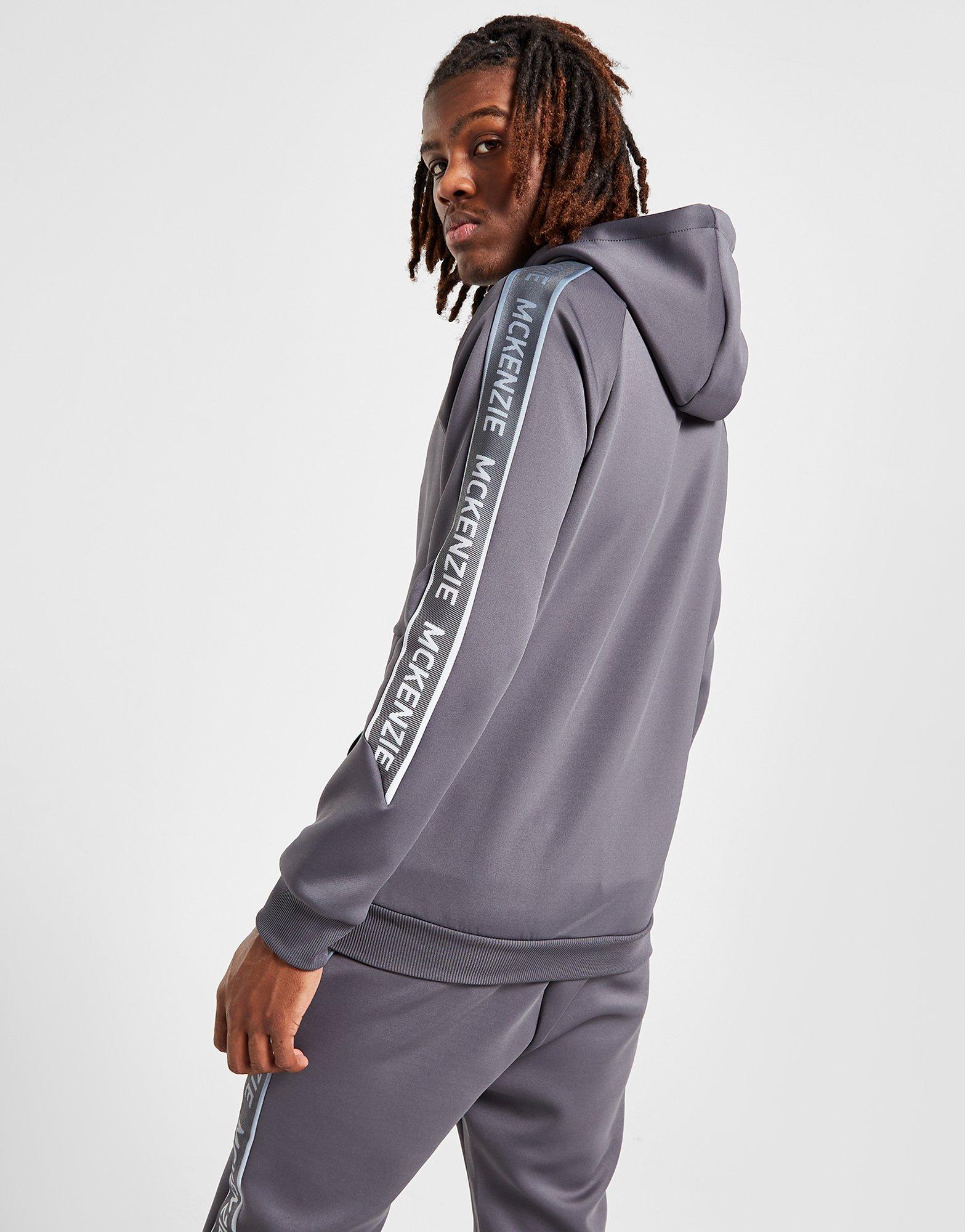 Bluza męska MCKENZIE BLUZA ROZP.Z KAPTUREM OLI FADE PLY OH H MCKTM15576050 Szary