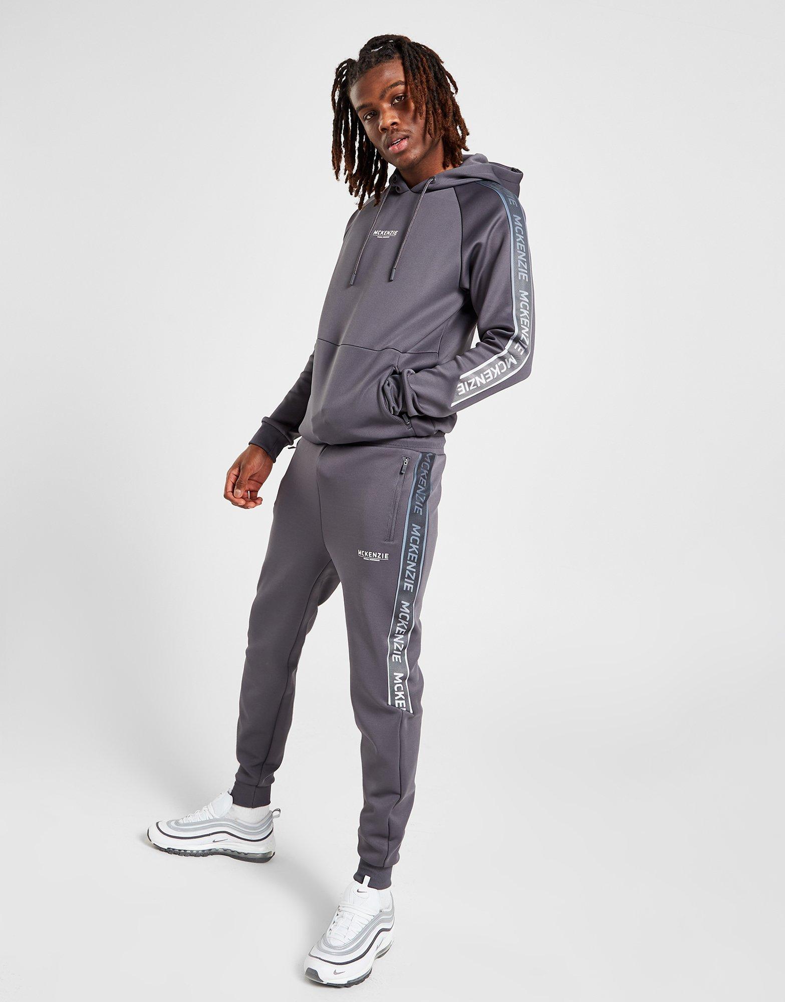 Bluza męska MCKENZIE BLUZA ROZP.Z KAPTUREM OLI FADE PLY OH H MCKTM15576050 Szary