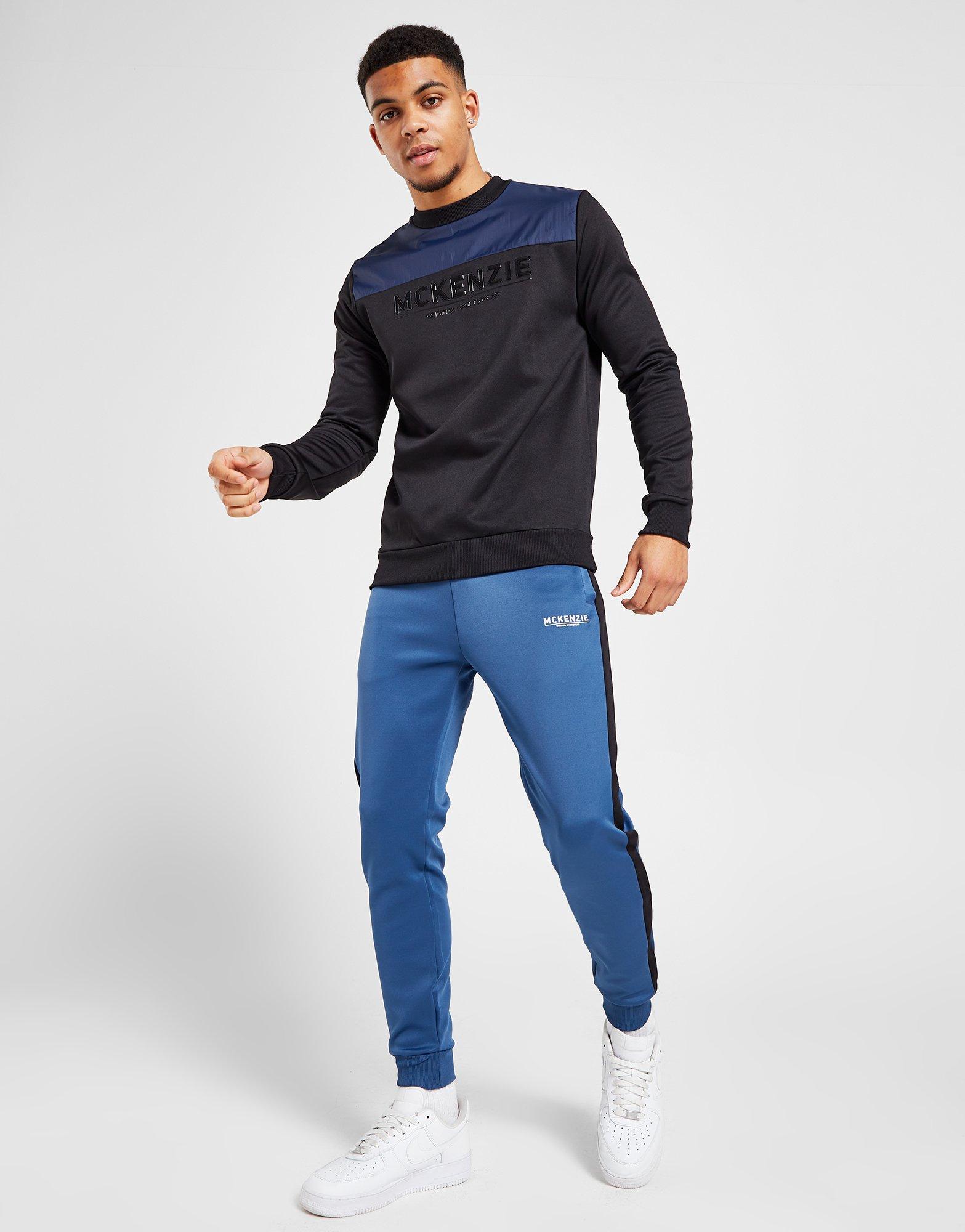 Bluza męska MCKENZIE BLUZA ASH PLY FLC BLK MCKTM15651090 Czarny