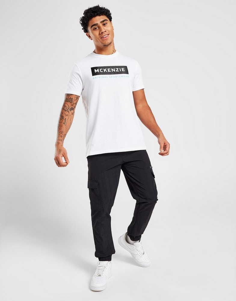 Koszulka, t-shirt męski MCKENZIE T-SHIRT MIRTH TEE WHI MCKTM15695010 Biały
