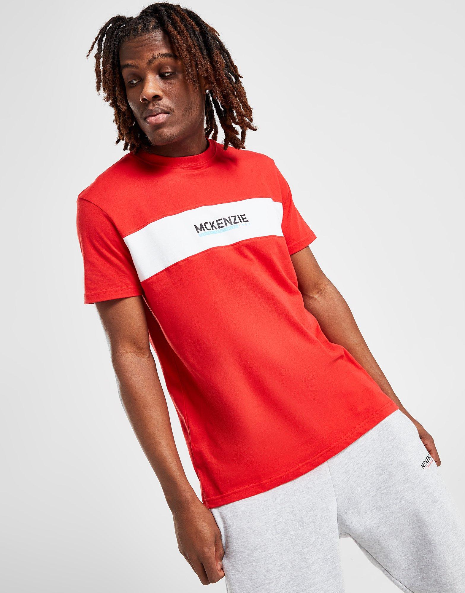 Tricou pentru bărbați MCKENZIE TRICOU TIGER TEE MRE MCKTM15686330 Roșu