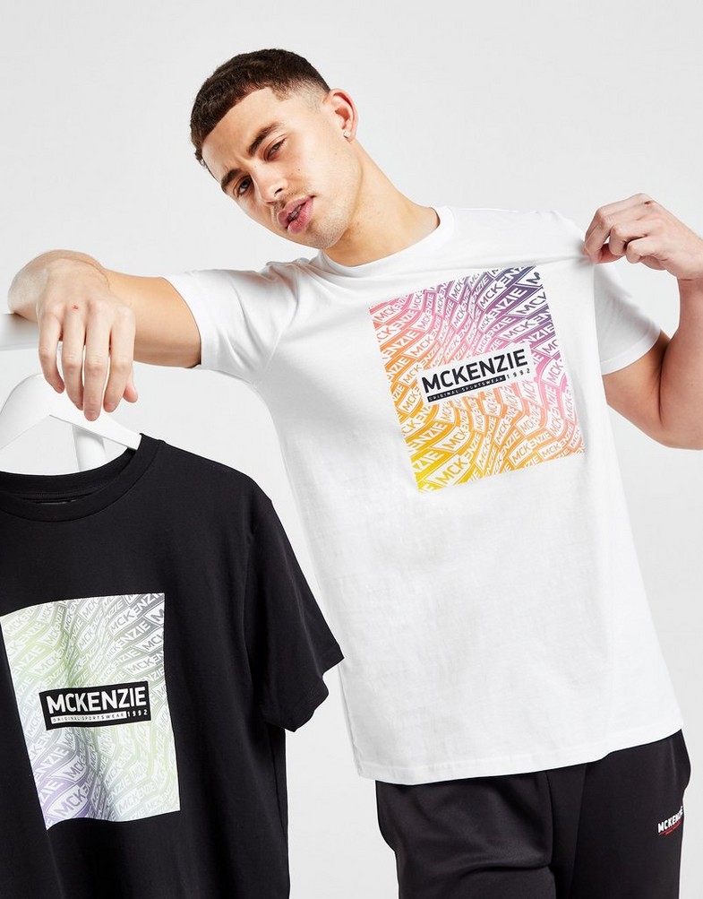 Tricou pentru bărbați MCKENZIE TRICOU MATHIAS TEE WH MCKTM15694010 Alb