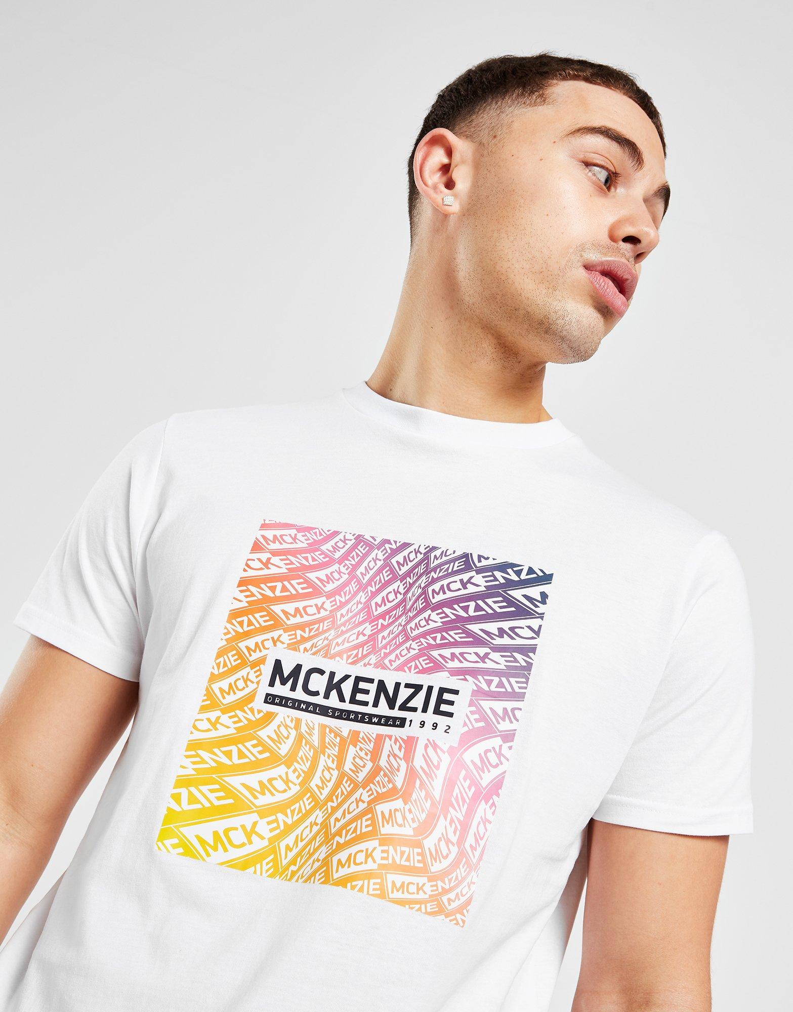 Tricou pentru bărbați MCKENZIE TRICOU MATHIAS TEE WH MCKTM15694010 Alb