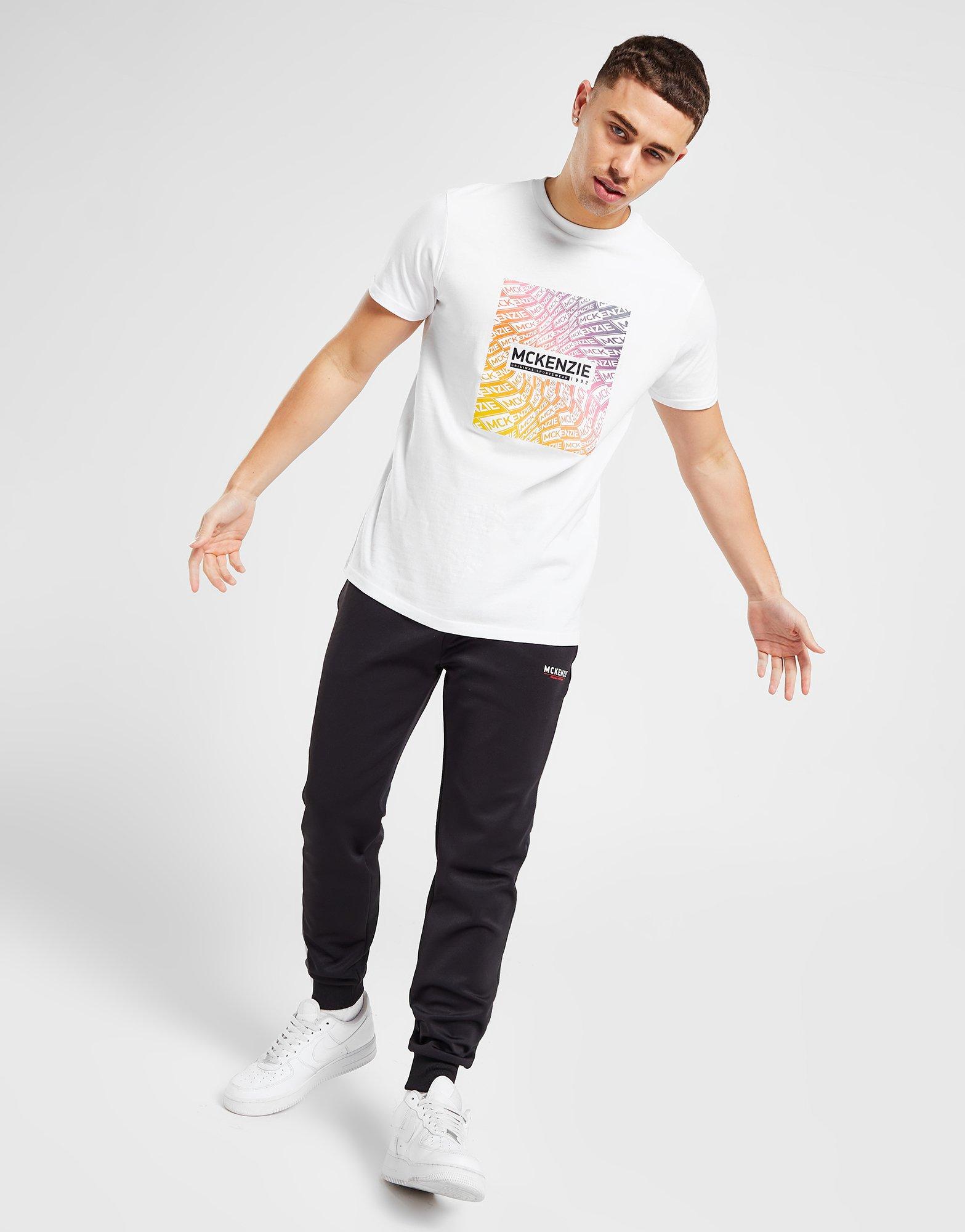 Tricou pentru bărbați MCKENZIE TRICOU MATHIAS TEE WH MCKTM15694010 Alb