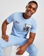 SUPPLY&DEMAND PÓLÓ BRICKS TEE PLACID BLUE