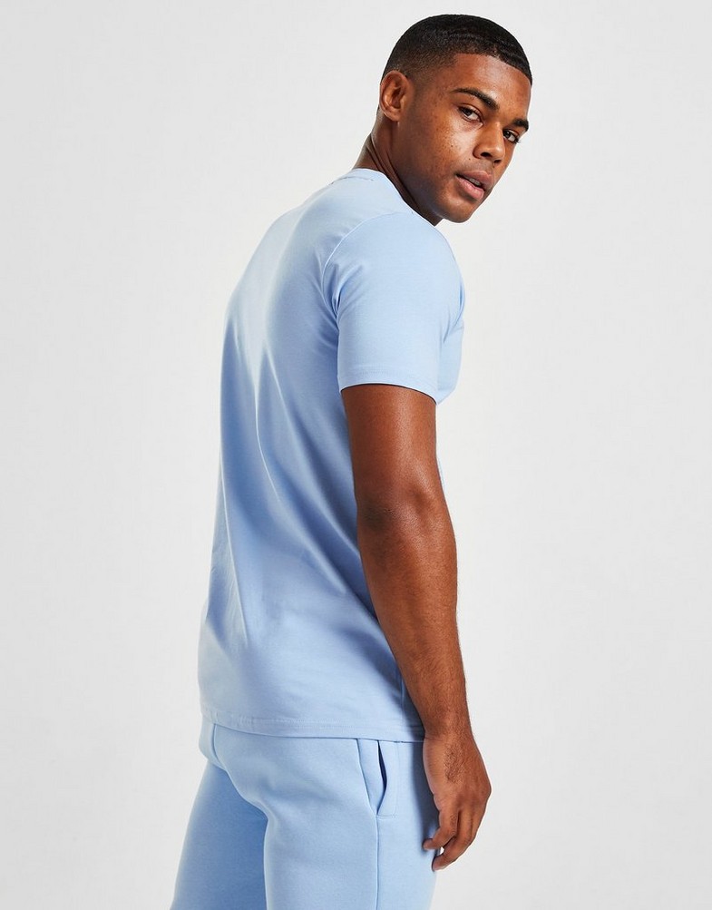 Férfi póló SUPPLY&DEMAND PÓLÓ BRICKS TEE PLACID BLUE SUPTM16496 Kék