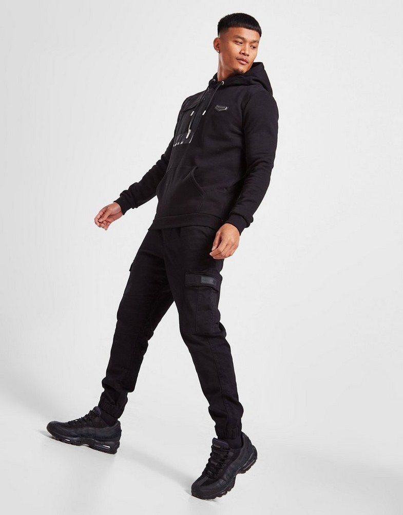 SUPPLY&DEMAND NADRÁG BLADE CARGO PANTS SUPTM16539 Fekete