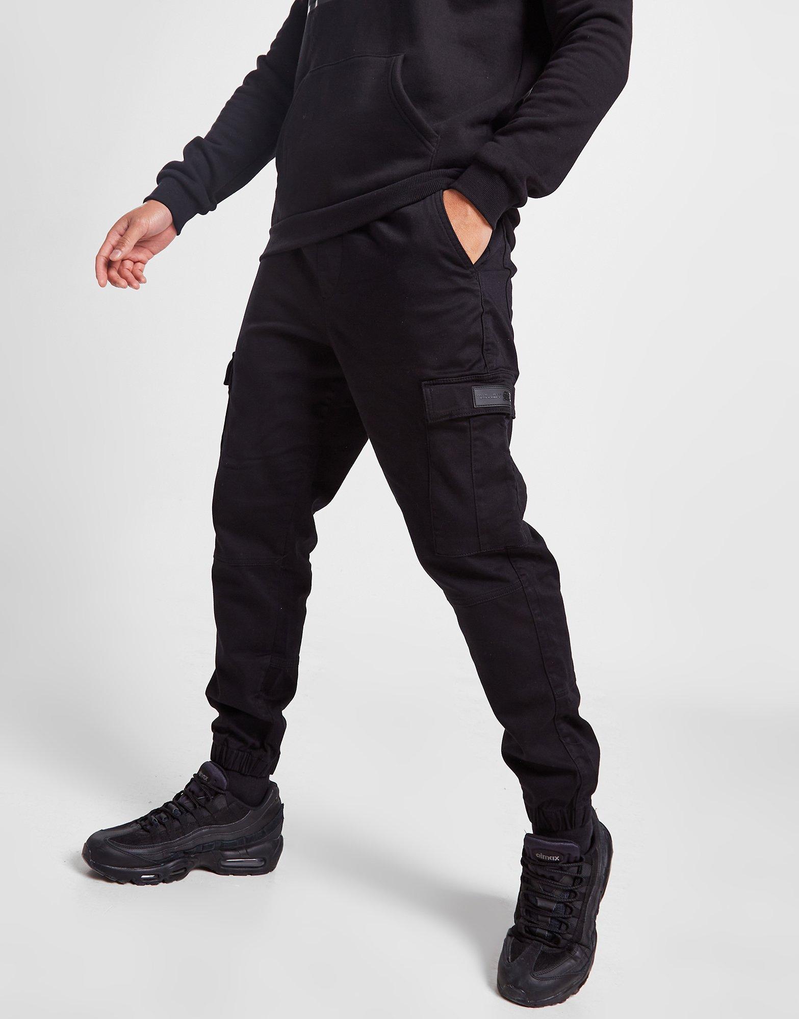 Pantaloni pentru bărbați SUPPLY&DEMAND PANTALONI  BLADE CARGO PANTS SUPTM16539 Negru