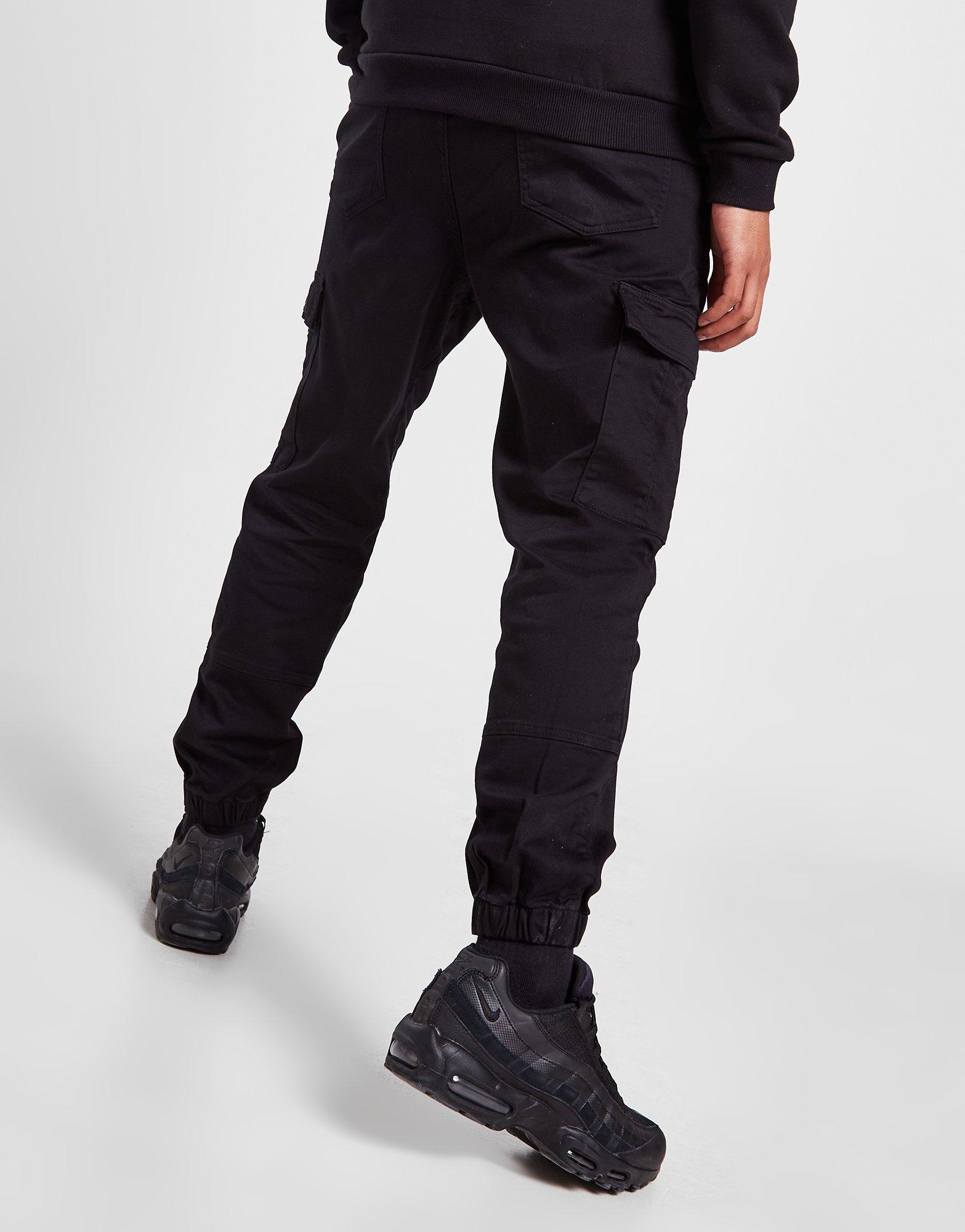 Pantaloni pentru bărbați SUPPLY&DEMAND PANTALONI  BLADE CARGO PANTS SUPTM16539 Negru