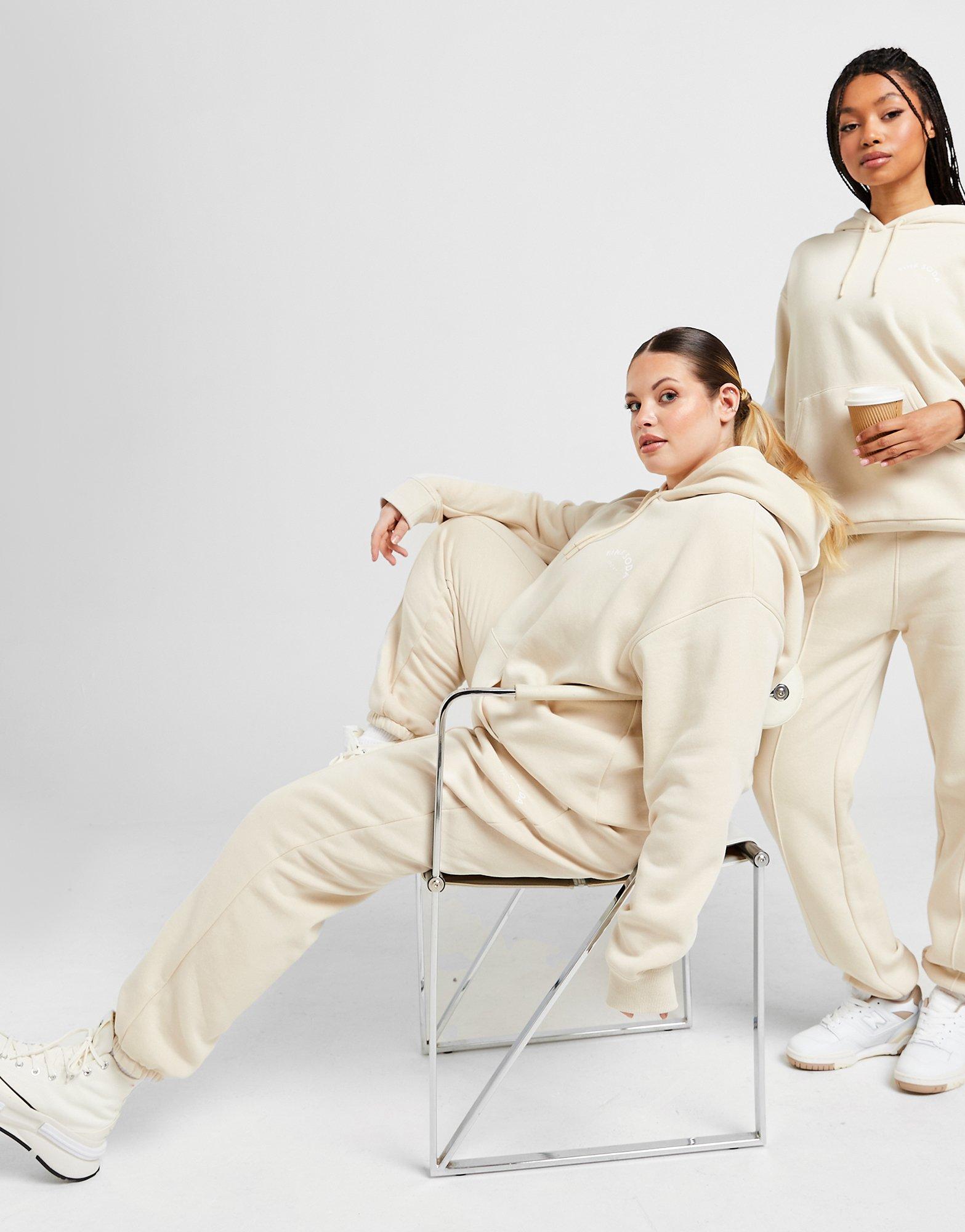 Dámské kalhoty PINK SODA KALHOTY  VINCENTE JOG OAT PSSTW11515225 Béžová