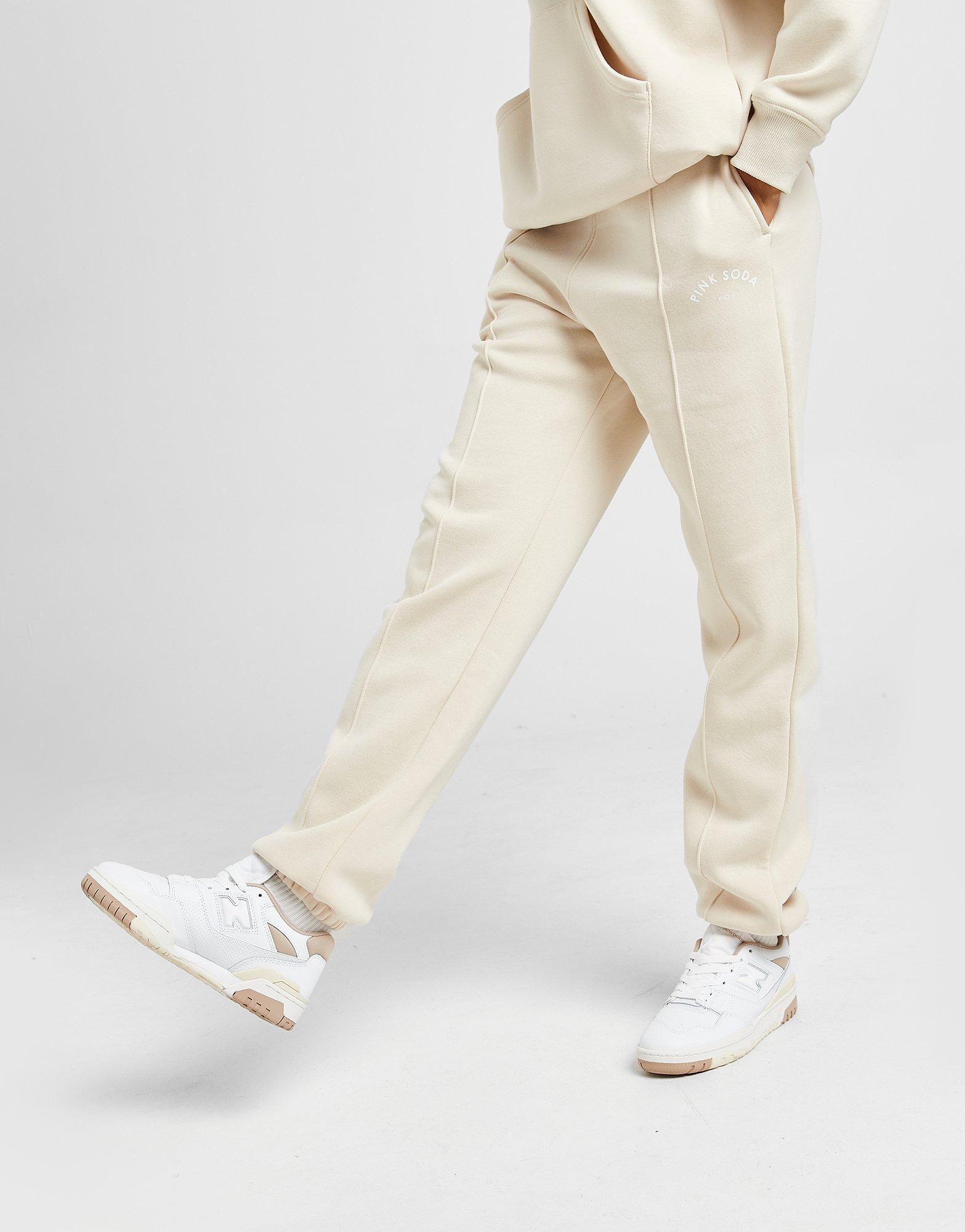 Dámské kalhoty PINK SODA KALHOTY  VINCENTE JOG OAT PSSTW11515225 Béžová