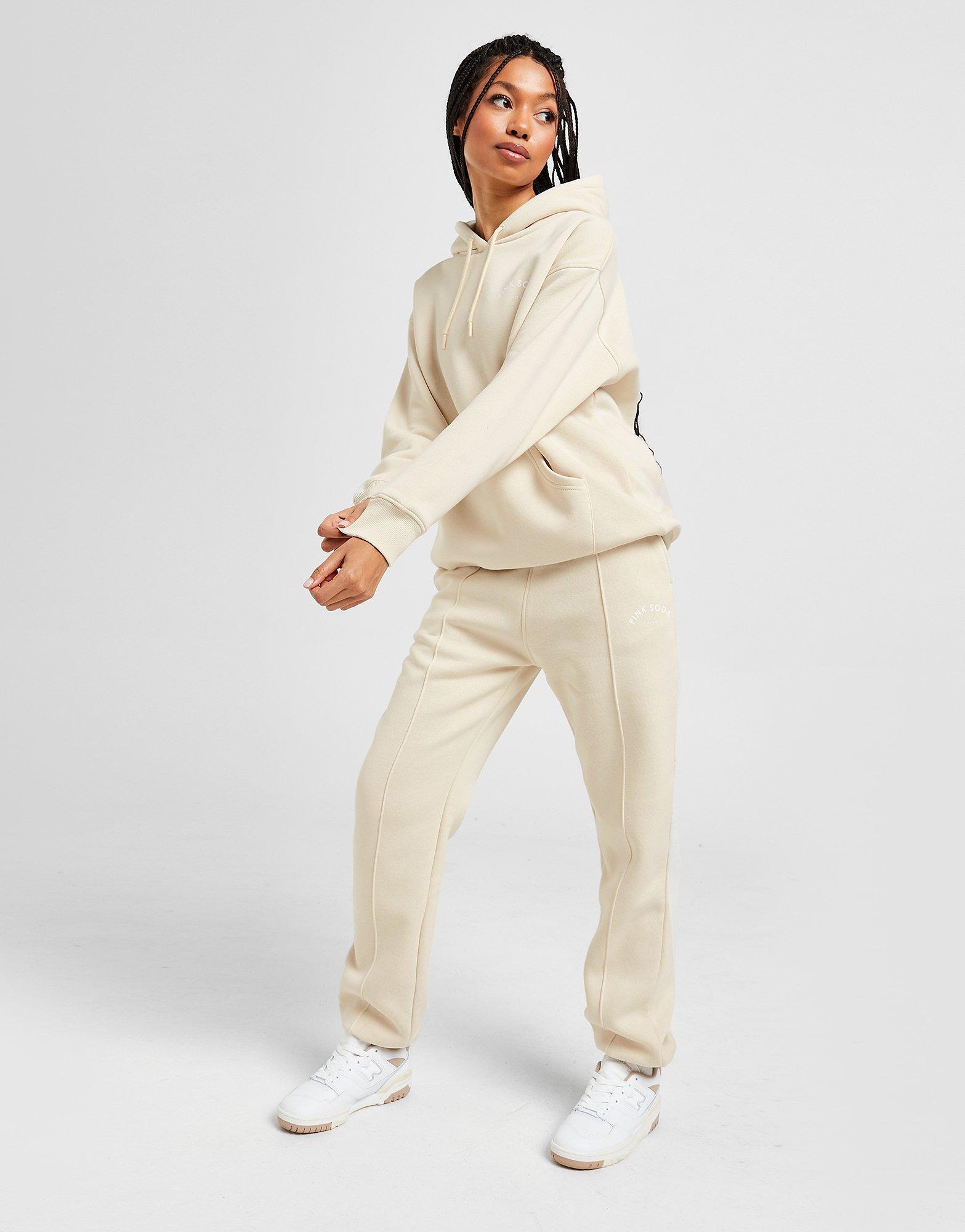 Dámské kalhoty PINK SODA KALHOTY  VINCENTE JOG OAT PSSTW11515225 Béžová