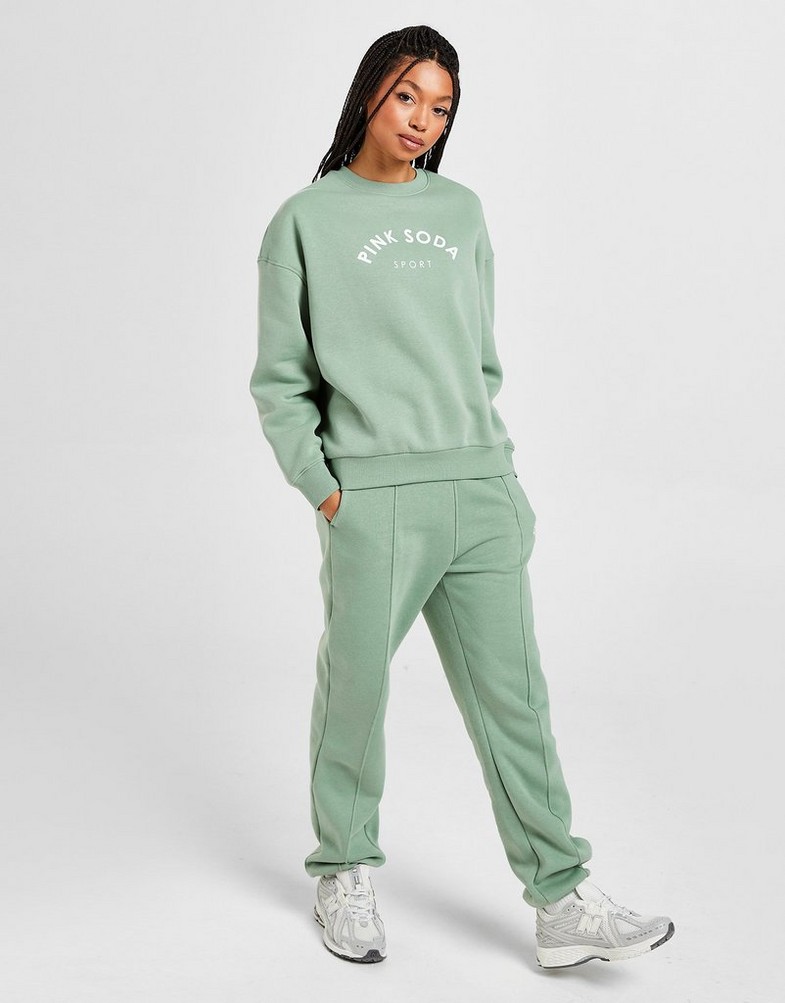 Dámska mikina PINK SODA MIKINA TOLUCA CREW GRN PSSTW11511600 Zelená