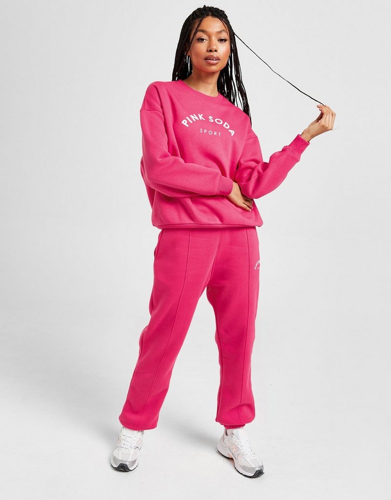 Bluza damska PINK SODA BLUZA TOLUCA CREW PINK PSSTW11511321 Różowy
