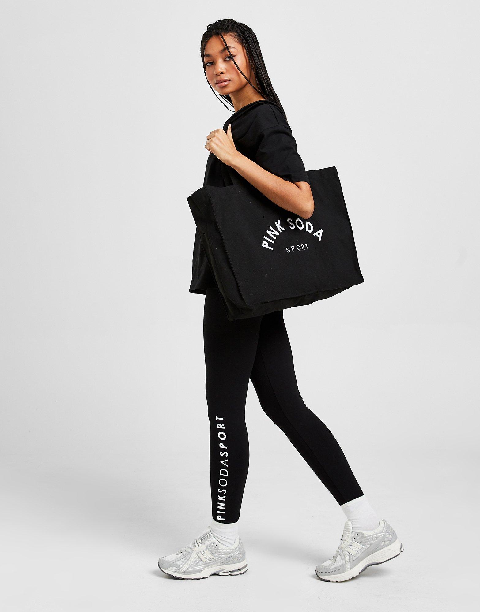 Dámské legíny PINK SODA LEGGINGS CALLE LEG BLK PSSTW11608090 Černá