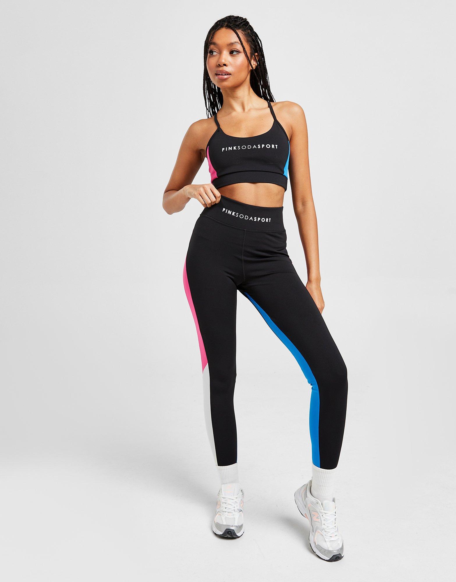 Moteriškos tamprės PINK SODA TAMPRĖS EDEN TGHT BLK/PK/BLU PSSTW11597090 Juoda