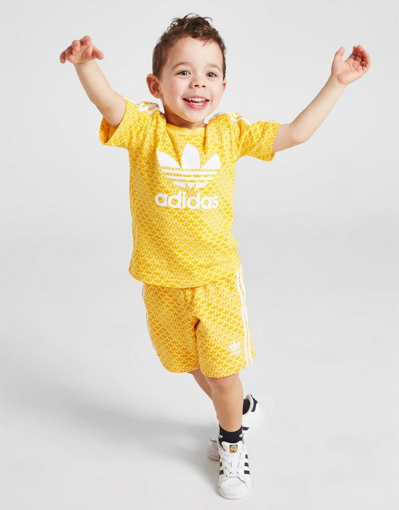 Дитячі спортивні костюми ADIDAS КОМПЛЕКТ . IA2054 Помаранчевий