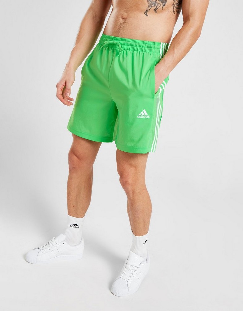 Krótkie spodenki, szorty męskie ADIDAS SZORTY ESSENTIALS CHELSEA SHORT IK7819 Zielony