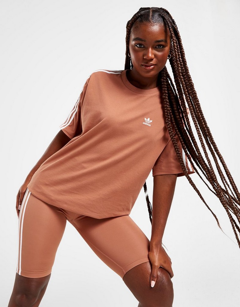 Tricou pentru femei ADIDAS TRICOU OVERSIZED TEE IB7450 Roz