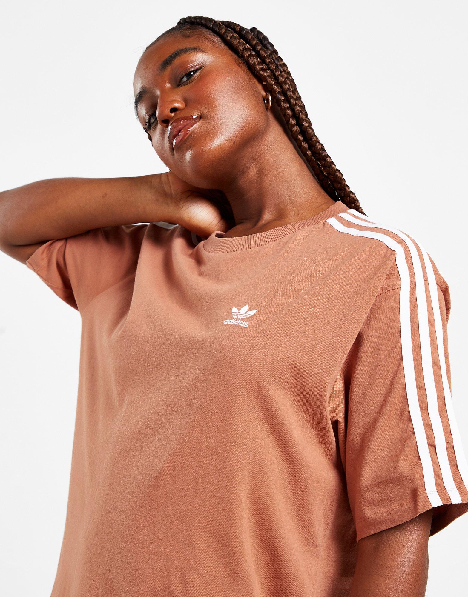 Tricou pentru femei ADIDAS TRICOU OVERSIZED TEE IB7450 Roz