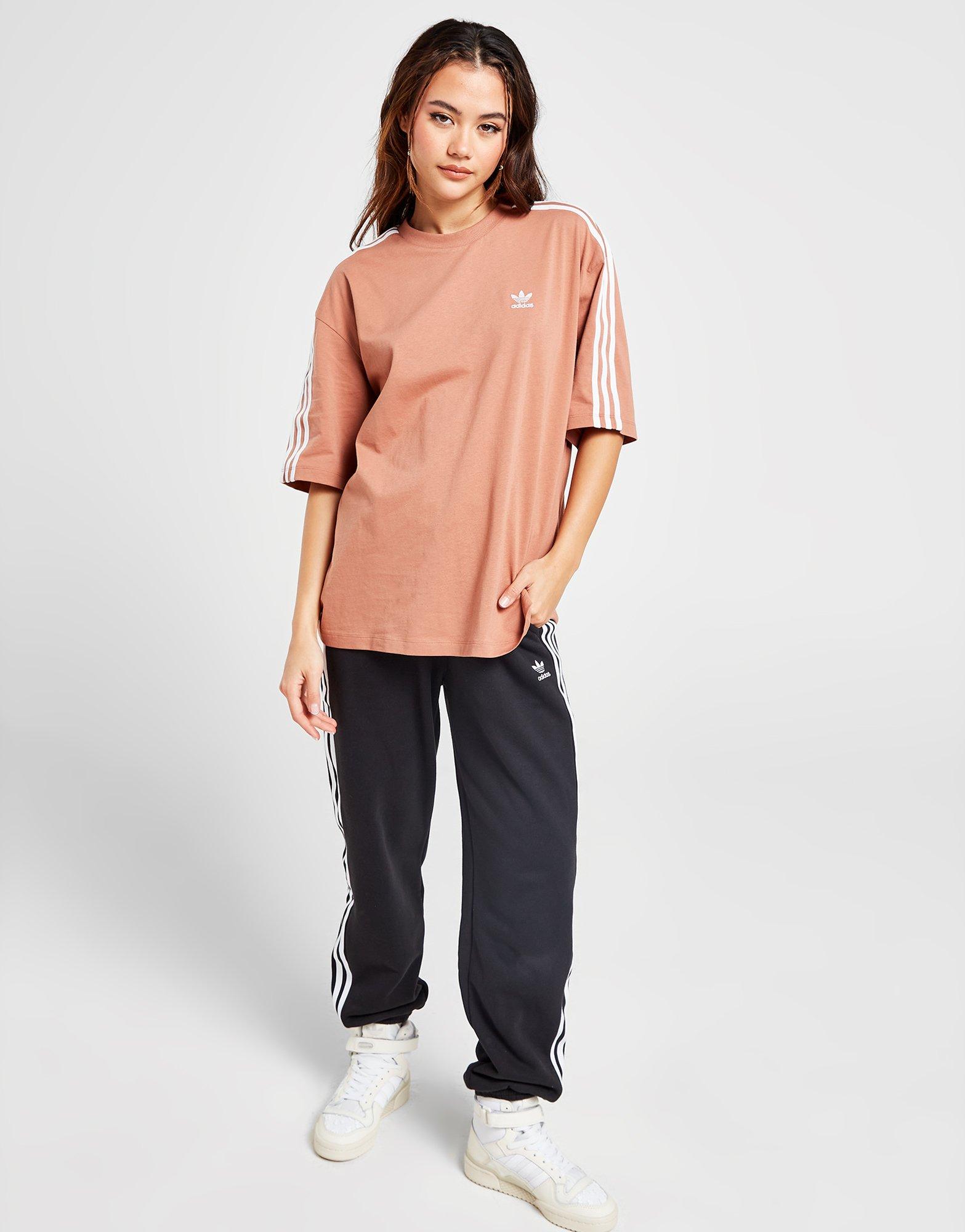 Tricou pentru femei ADIDAS TRICOU OVERSIZED TEE IB7450 Roz