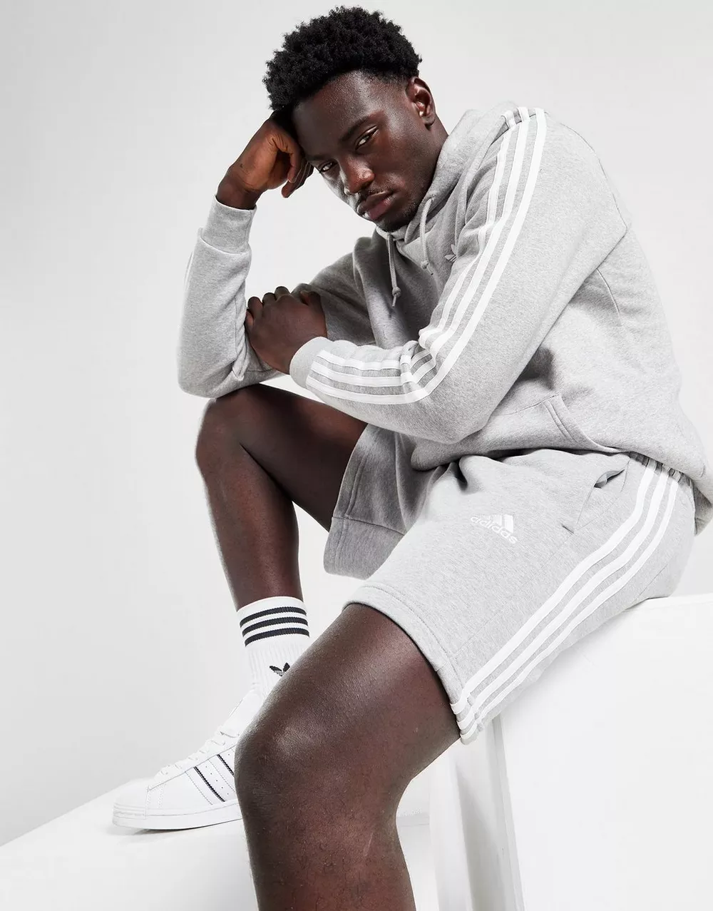 ADIDAS ШОРТИ M 3S FT SHO, фото 1 з 5