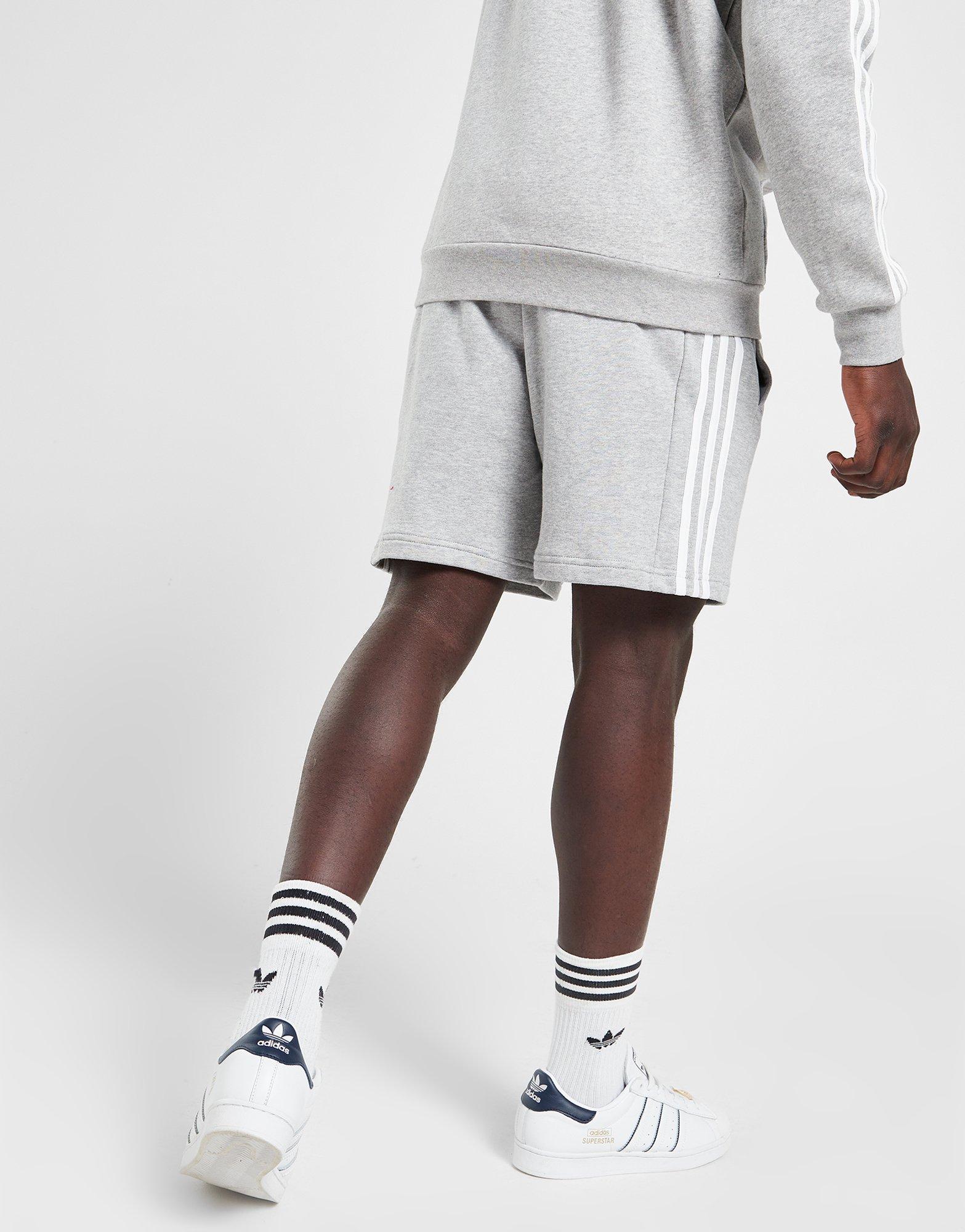 Muške kratke hlače ADIDAS KRATKE HLAČE M 3S FT SHO IC9437 siva