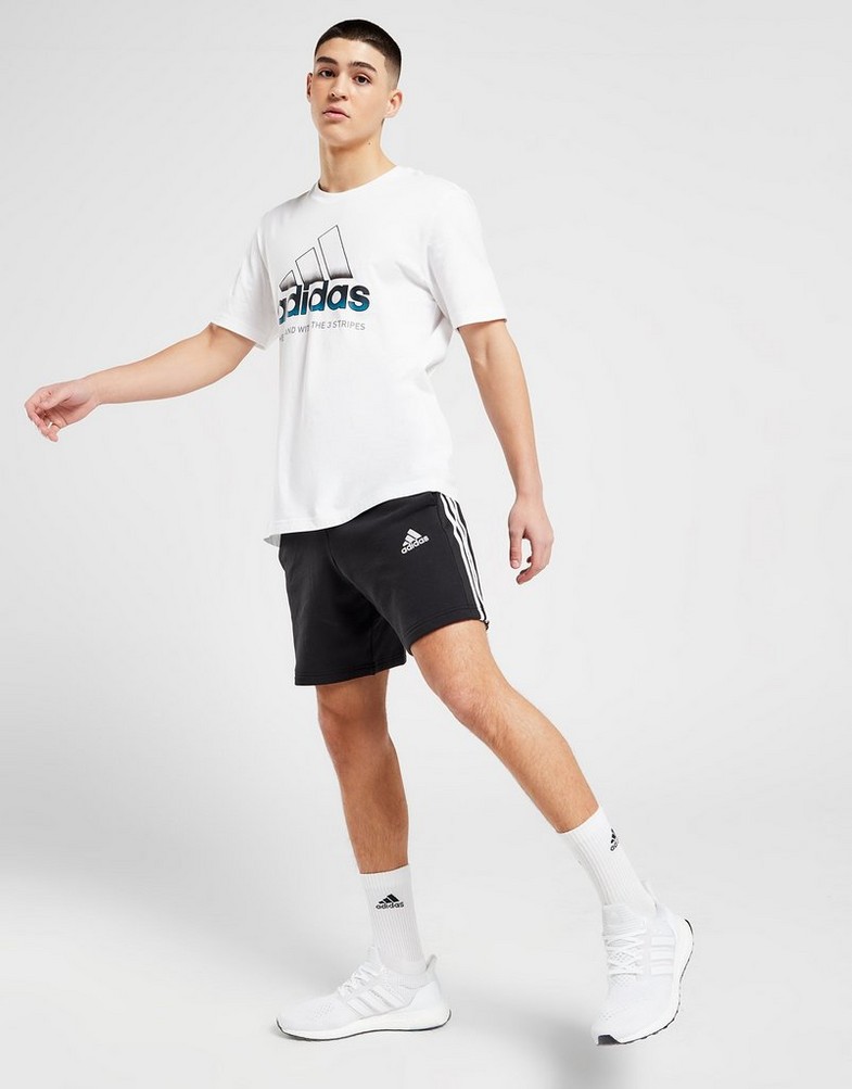 Чоловічі шорти ADIDAS ШОРТИ M 3S FT SHO IC9435 Чорний