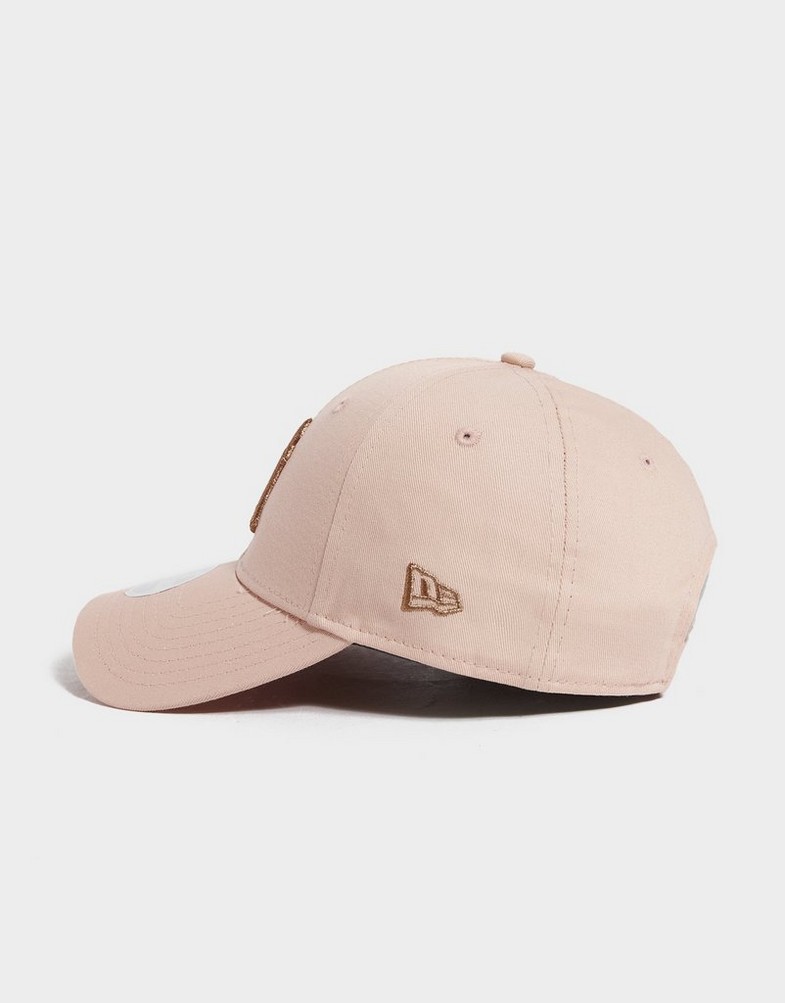 Czapka z daszkiem damska NEW ERA CZAPKA WMNS MET LOGO 940 NYY PNK NEW YORK YANKEES BS 60284820 Różowy