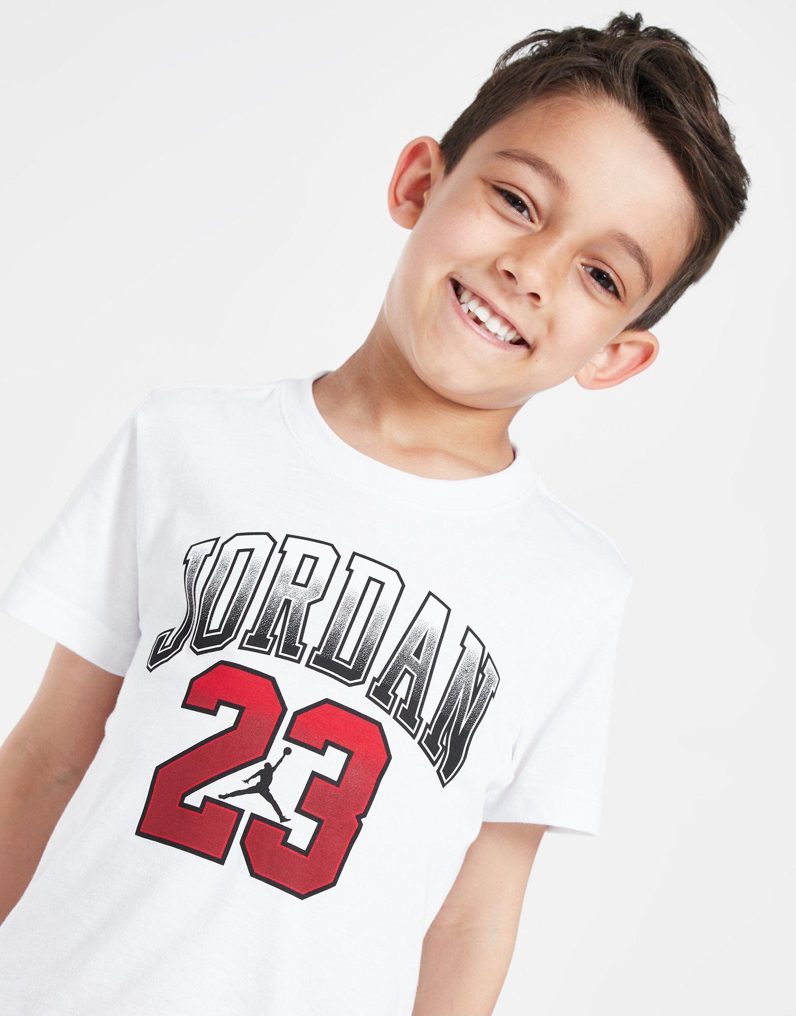 Gyerek melegítőszett JORDAN SZETT 85C568-R78 Fehér